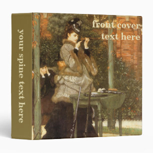 At the Rifle Range by James Tissot, Vintage Art Binder