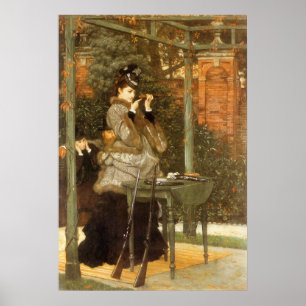 At the Rifle Range by James Tissot, Vintage Art Poster