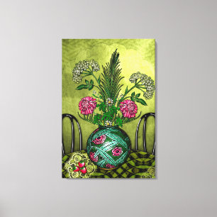 At The Roycroft Cafe Canvas Print