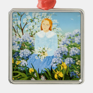 At the Shore of Dreams Metal Ornament