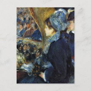 At the theatre by Pierre Renoir Postcard
