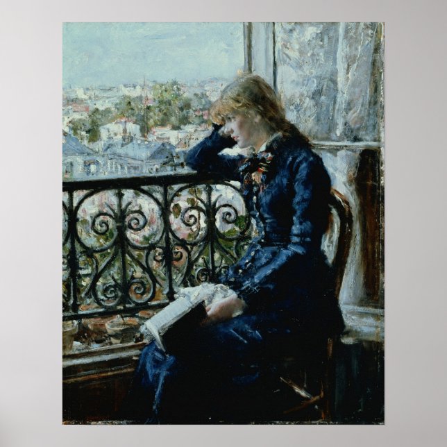 At the Window, 1881 Poster (Front)