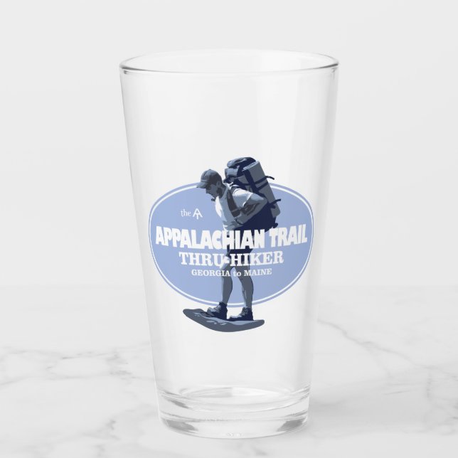 AT thru-hiker Glass (Front)