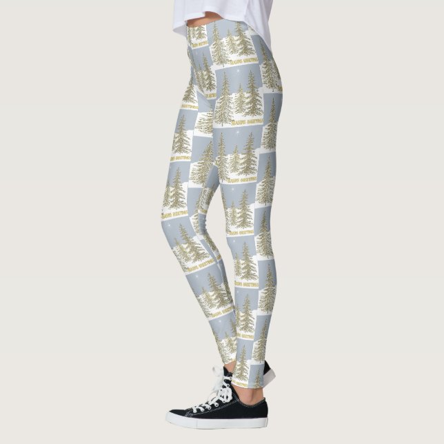 AT - Trees & Star Leggings (Left)