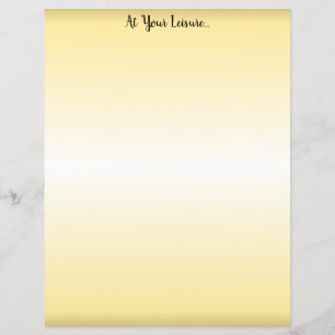 At Your Leisure -