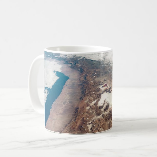 Atacama Desert And Salt Flats In The Andes Coffee Mug (Front Left)