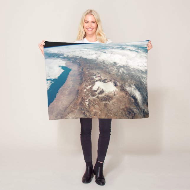 Atacama Desert And Salt Flats In The Andes Fleece Blanket (In Situ)