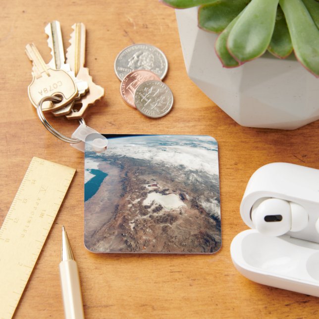 Atacama Desert And Salt Flats In The Andes Keychain (Desk)