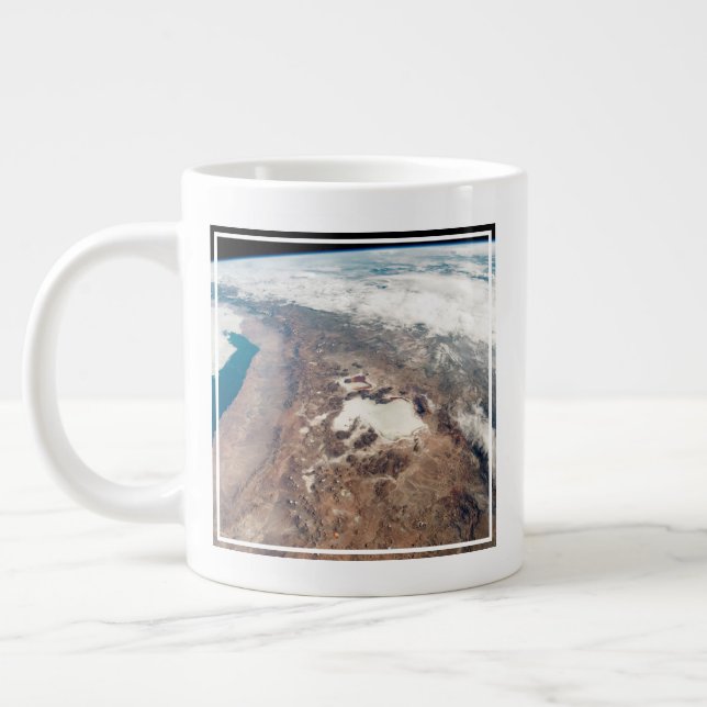 Atacama Desert And Salt Flats In The Andes Large Coffee Mug (Left)