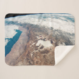 Atacama Desert And Salt Flats In The Andes Sherpa Blanket