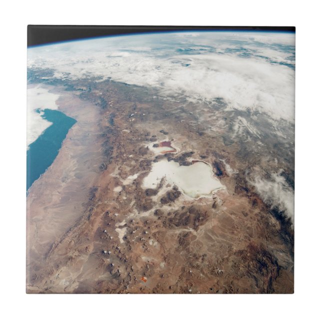 Atacama Desert And Salt Flats In The Andes Tile (Front)