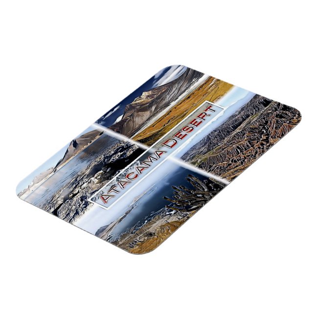 Atacama Desert - Chile - Mosaic - Magnet (Left Side)