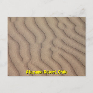 Atacama Desert sand ripples Postcard