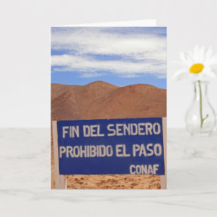 Atacama geoglyphs, Chile Card