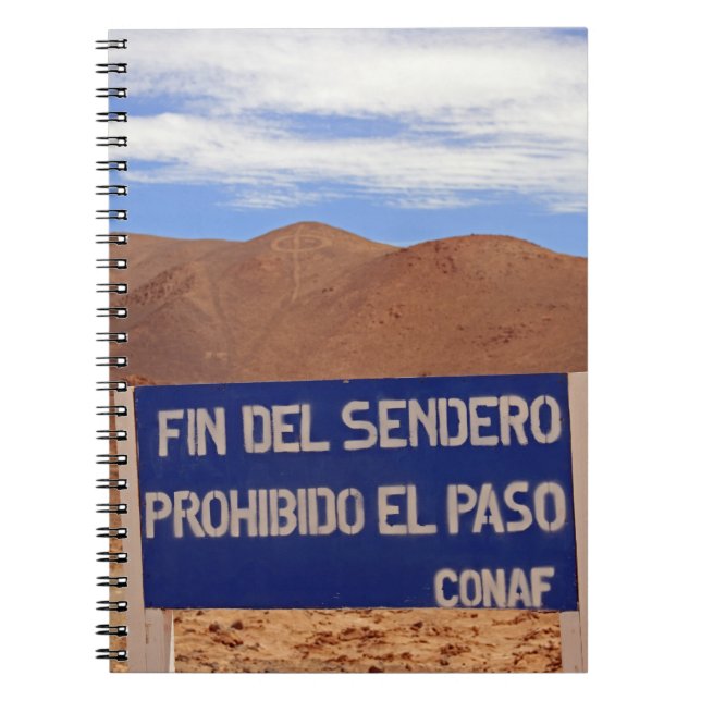 Atacama geoglyphs, Chile Notebook (Front)