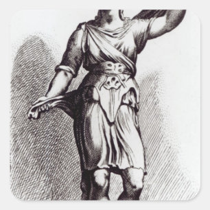 Atalanta, c.1653 square sticker