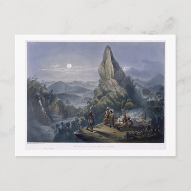 Ataraipu or the Devil's Rock, from 'Views in the I Postcard (Front)