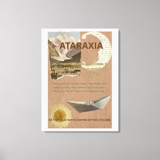 Ataraxia Stretched Canvas Print (Front)
