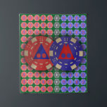ATARI MARI Poker Chip Tapestry<br><div class="desc">Cash in your chips and grab this piece of ATARI MARI wall art.</div>