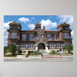 Atascosa County Courthouse, Jourdandon, Texas Poster
