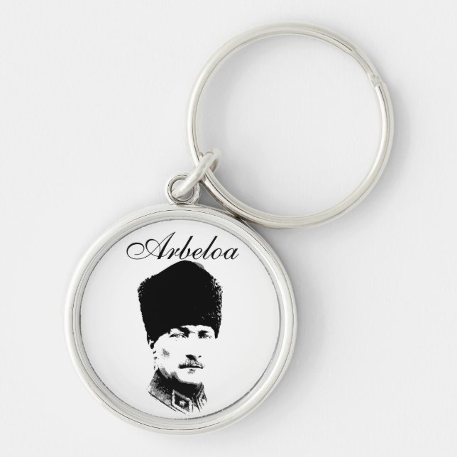 Ataturk Personalized Keychain (Front)