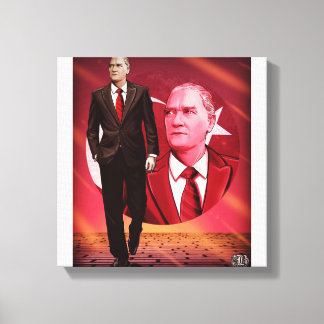 Atatürk Resim Canvas Print