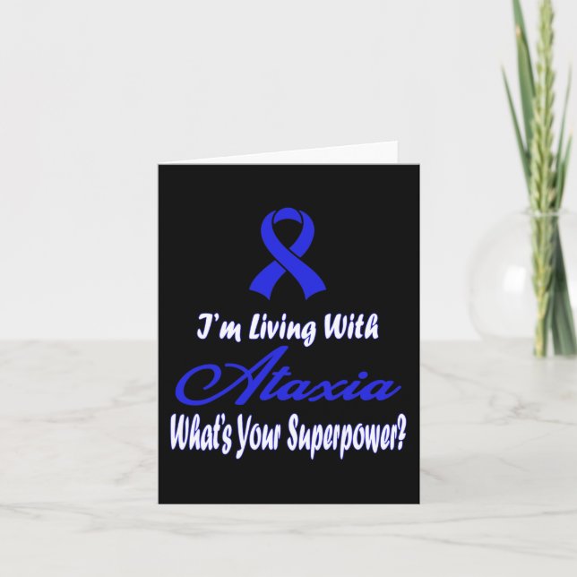 Ataxia Awareness 5 Card (Front)