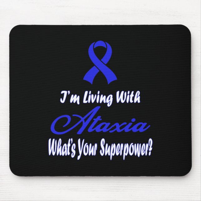 Ataxia Awareness 6 Mouse Pad (Front)