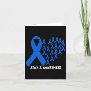 Ataxia Awareness Blue Ribbon Gift  Card