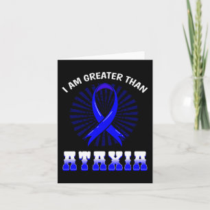Ataxia Awareness Neurological Sign Hemiataxia Blue Card