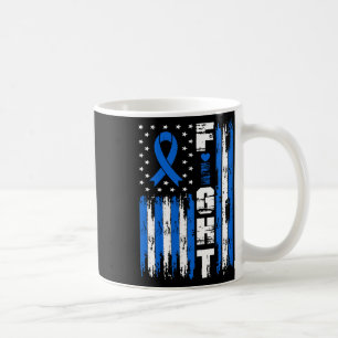 Ataxia Awareness Patriotic Usa American Flag Blue Coffee Mug