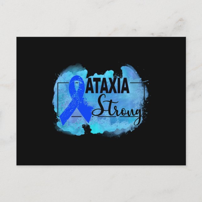 Ataxia awareness Pullover Hoodie150  Postcard (Front)