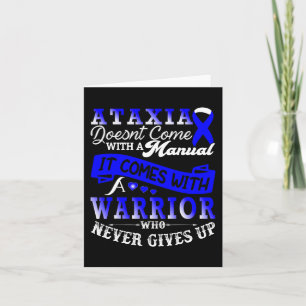 Ataxia Awareness Warrior Family Support Card