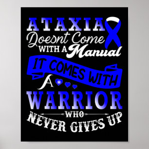 Ataxia Awareness Warrior Family Support Poster