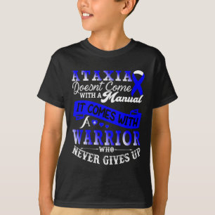 Ataxia Awareness Warrior Family Support T-Shirt