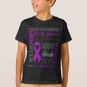 Ataxia Neurological Sickness Awareness for Warrior T-Shirt