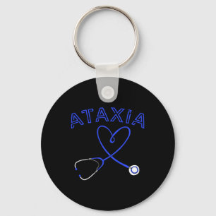 Ataxia Stethoscope Nurse Neurological Hemiataxia R Keychain