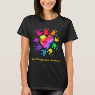 Ataxia Telangiectasia Awareness Hands Ataxia Telan T-Shirt