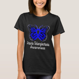 Ataxia Telangiectasia Awareness Warrior Support Bl T-Shirt