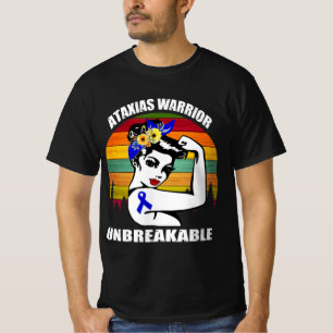 Ataxia warrior awareness automatic support gift Ts T-Shirt