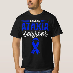 Ataxia Warrior Blue Ribbon Impaired Coordination A T-Shirt