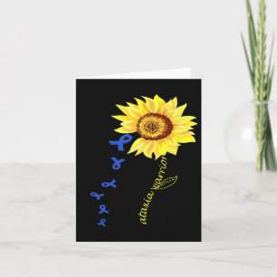 Ataxia Warrior Fun Design Ataxia Awareness. Card