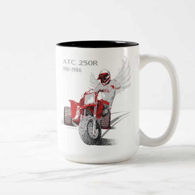 ATC 250R 1981 - 1986 Two-Tone COFFEE MUG (Right)