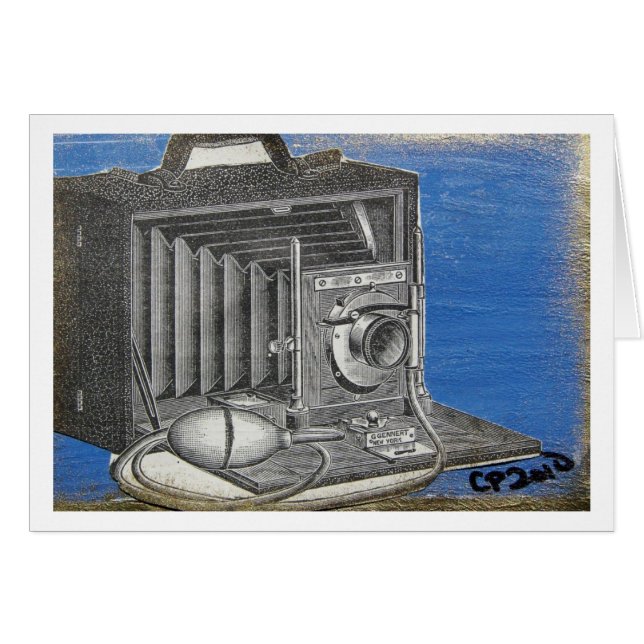 ATC Caméra vintage (Devant horizontal)