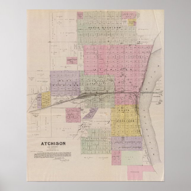 Atchison and vicinity, Kansas Poster (Front)