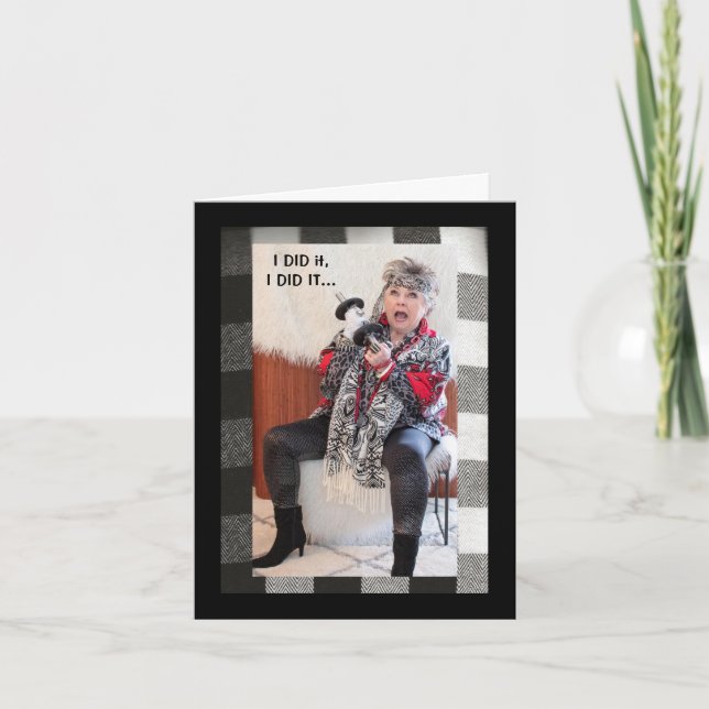 Ate a Pint of Ice Cream Card (Front)