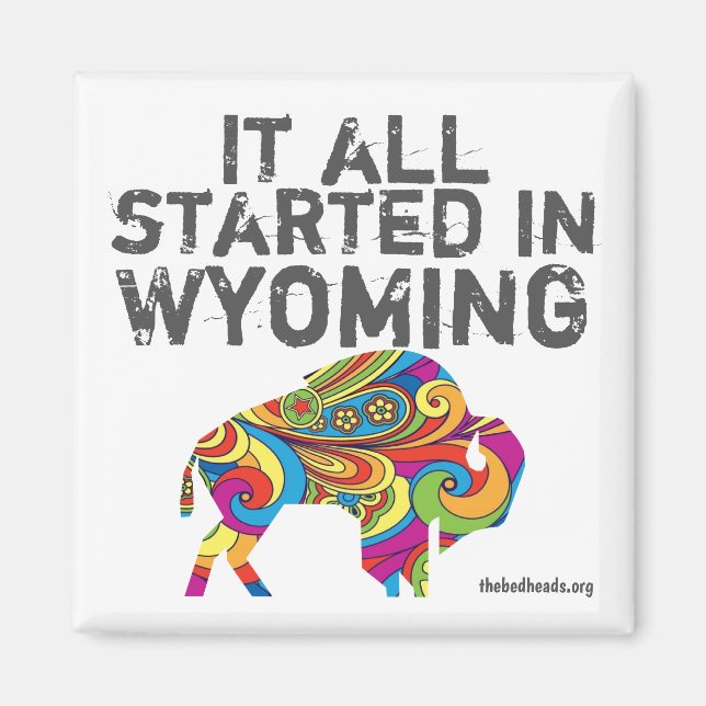 Atelier de l'écrivain Wyoming Magnet (Devant)