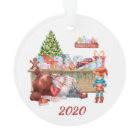 Atelier de Père Noël amusant 2020 Covid Visage Mas