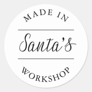 Atelier de Père Noël Stickers