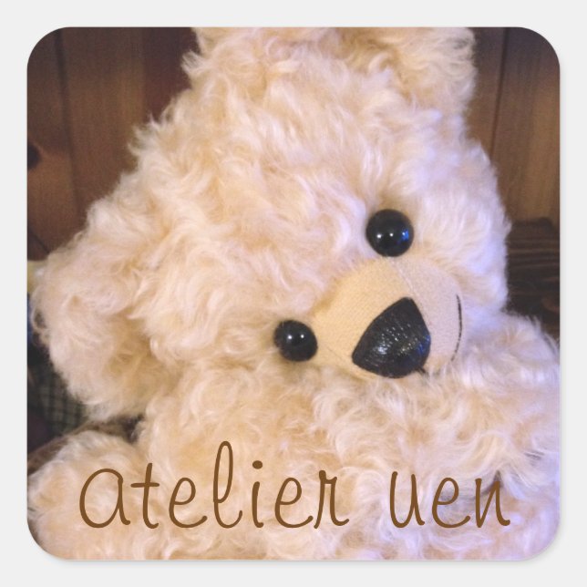 Atelier Uen Original Kakushi (Gyu) Square Sticker (Front)